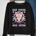 Eat Pizza Hail Satan Occult Satanic Sweatshirt Geschenke für alte Frauen