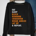 Eat Sleep Basketball Repeat For Basketball Player Sweatshirt Gifts for Old Women