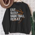 Eat Sleep Basketball Repeat For Basketball Fan Sweatshirt Geschenke für alte Frauen