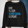 Eat Sleep Wing Chun Repeat Kung Fu Sweatshirt Gifts for Old Women