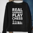 Echte Gamer Spiele Black Sweatshirt Geschenke für alte Frauen