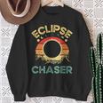 Eclipse Chaser Solar Eclipse April 2024 Total Eclipse Sweatshirt Gifts for Old Women