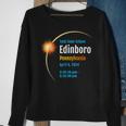 Edinboro Pennsylvania Pa Total Solar Eclipse 2024 1 Sweatshirt Gifts for Old Women