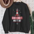 Een Schiet Mutt Ik Norddeutsch Norden Flat German Sweatshirt Geschenke für alte Frauen