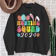 Egg Hunting Squad 2024 Easter Egg Hunt Family Matching Group Sweatshirt Gifts for Old Women
