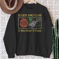 Elder Emo Club It Was Never A Phase Sweatshirt Gifts for Old Women