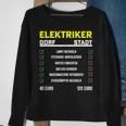 Elektrotechnik Elektroniker Handwerker Elektriker Black Sweatshirt Geschenke für alte Frauen