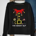 Elf Group Family Matching The Wacky Elf Christmas Sweatshirt Gifts for Old Women
