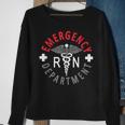 Emergency Department Emergency Room Nursing Registered Nurse Sweatshirt Gifts for Old Women