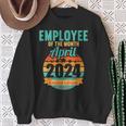 Employee Of The Month April 2024 Sweatshirt Gifts for Old Women