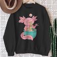 Me Encantan Los Fideos Y El Axolotl Kawaii Anime Kawaii Camisa de entrenamiento Regalos para ancianas