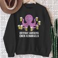 Entspannt Achtarmig Einen Reinorgeln Pocket Bier Party Sweatshirt Geschenke für alte Frauen