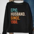 Epic Husband Since 1988 35Th Wedding Anniversary Sweatshirt Gifts for Old Women