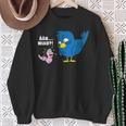 Erh Meow Bird And Worm Joke Sweatshirt Geschenke für alte Frauen