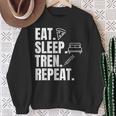 Essen Sleeep Tren Repeat Gym Trenbolon Sweatshirt Geschenke für alte Frauen