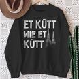 Et Kütt Wie Et Kütt Kölner Basic Law Kölsch Ich Liebe Köln S Sweatshirt Geschenke für alte Frauen