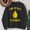 Etrog This Is Not A Lemon Happy Sukkot Four Species Jewish Sweatshirt Gifts for Old Women