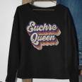 Euchre Queen Euchre Card Game Player Vintage Euchre Sweatshirt Gifts for Old Women