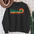 Evergreen Vintage Stripes Anderson Island Washington Sweatshirt Gifts for Old Women