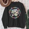 Everyone Communicates Differently Special Ed Mental Health Sweatshirt Gifts for Old Women