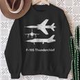 F 105 Thunderchief F105d Thunderchief F 105 Thud F105 Jet Sweatshirt Gifts for Old Women