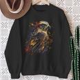 Falkeogel Bunt Farbeogel Raubvogel Falke Fan Sweatshirt Geschenke für alte Frauen