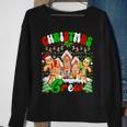 Family Christmas Crew Cookie Gingerbread Xmas Lights Sweatshirt Gifts for Old Women