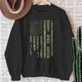 Father's Day Best Dad Ever Vintage Camo Usa Flag Deer Hunter Sweatshirt Gifts for Old Women