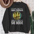 Father's Day Ich Habe Zwei Titel Papa Und Steppapa Sweatshirt Geschenke für alte Frauen