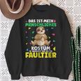 Faultier Outfit Für Faultier Liebhaber Für Kinder Fasching Sweatshirt Geschenke für alte Frauen