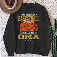 My Favorite Basketball Player Calls Me Oma Sweatshirt Gifts for Old Women