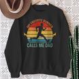 My Favorite Runner Calls Me Dad Runnig Father's Day For Men Sweatshirt Gifts for Old Women