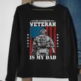 My Favorite Veteran Is My Dad Veterans Day Memorial Day Sweatshirt Gifts for Old Women