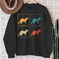 Ferret Lover Retro Weasel Vintage Sweatshirt Gifts for Old Women
