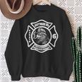 Feuerwehr Schildkröte Feuerwache 6 Nur Rücken Sweatshirt Geschenke für alte Frauen