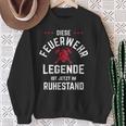 Fire Brigade Legend Is Im Ruhestand Rentner Fire Brigade Sweatshirt Geschenke für alte Frauen