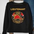 Fire Rescue Lieutenant Department For Firefighters Sweatshirt Gifts for Old Women