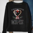 Firefighter Classy Smart Sweatshirt Gifts for Old Women