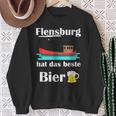 Flensburg Hat Das Beste Bier Sweatshirt Geschenke für alte Frauen