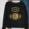 Flip Cup World Champion Vintage Retro Sweatshirt Gifts for Old Women