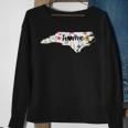 Floral North Carolina Home Sweatshirt Gifts for Old Women