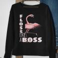 Floss Like A Boss Flamingo Flossing Bird Sweatshirt Gifts for Old Women