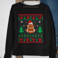 Football Santa Hat Ugly Christmas Sweaters Christmas Sweatshirt Gifts for Old Women