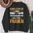 Forklift Forklift Forklift Driver Idea Motif Sayings Sweatshirt Geschenke für alte Frauen