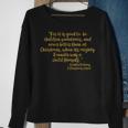 Founder Lord Jesus Christ Faux Gold Christmas CarolSweatshirt Gifts for Old Women