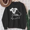 Franken Bavarian Frankish Bavarian Flag Sweatshirt Geschenke für alte Frauen