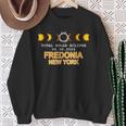 Fredonia New York Total Solar Eclipse 2024 Sweatshirt Gifts for Old Women