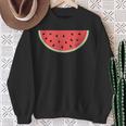 Free Palestine Subtle Watermelon Gaza Human Rights Sweatshirt Gifts for Old Women