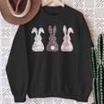 Frohe Ostern Cute Easter Bunny Rabbit Easter Bunny Sweatshirt Geschenke für alte Frauen