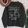 Früher Normal Jetzt Fahre Ich Ape 50 I Ape Tm Tricycle Ape Sweatshirt Geschenke für alte Frauen